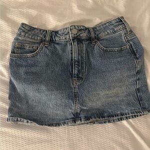 PacSun Blue Denim Mini Skirt